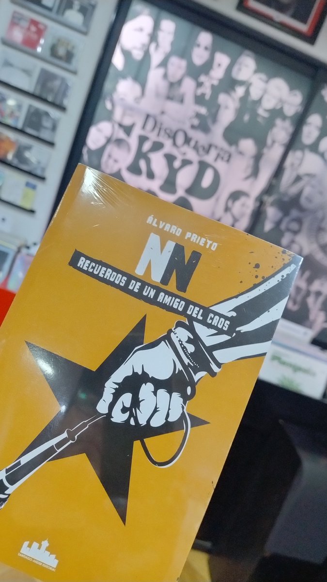 Santiago-Ander (@stgoandereditor) on Twitter photo Ya disponibles en Disquería KYD <a href="/kaliyugadistro/">Disquería KYD</a> 🥳📚🚀🕹️🤯🎸
👾 Play Again?, de <a href="/dan_hidalgo/">Daniel Hidalgo</a>
🔥 Morfopunk, de Pogo <a href="/peoresde/">Banda Los Peores de Chile</a>
🎙️ NN, de Álvaro Tribi <a href="/prietomusica/">Alvaro Prieto</a>
📍 Orden de Malta 1467, Providencia Ya disponibles en Disquería KYD <a href="/kaliyugadistro/">Disquería KYD</a> 🥳📚🚀🕹️🤯🎸
👾 Play Again?, de <a href="/dan_hidalgo/">Daniel Hidalgo</a>
🔥 Morfopunk, de Pogo <a href="/peoresde/">Banda Los Peores de Chile</a>
🎙️ NN, de Álvaro Tribi <a href="/prietomusica/">Alvaro Prieto</a>
📍 Orden de Malta 1467, Providencia