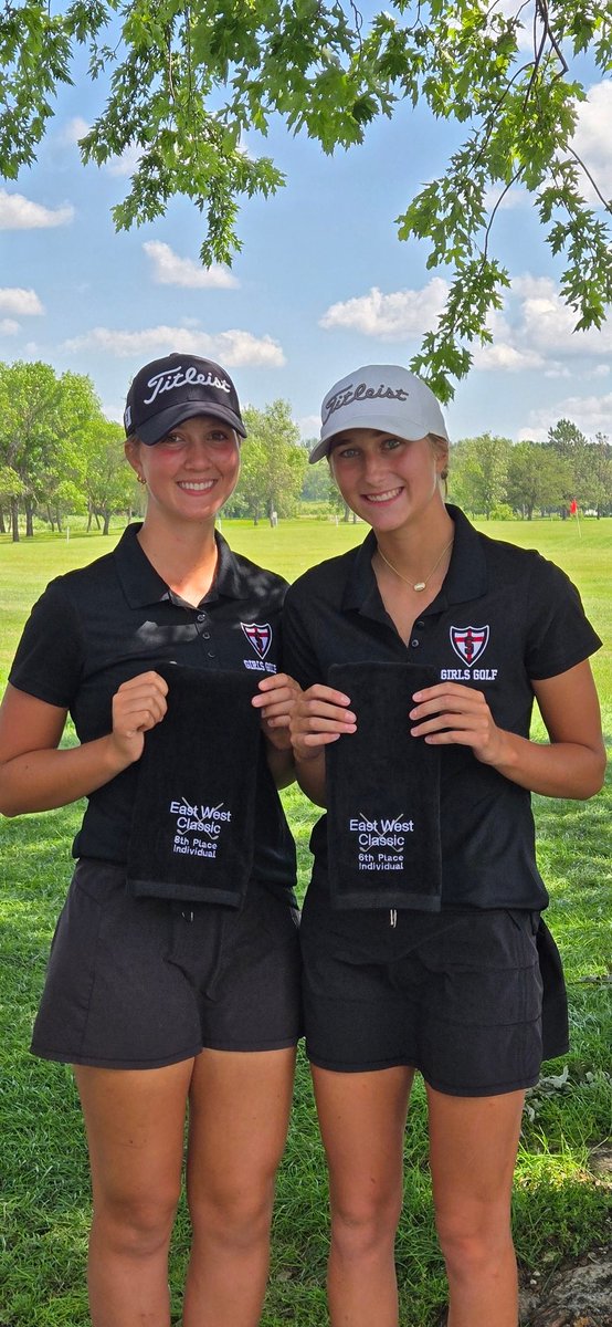ShanleyGolf's tweet photo. Jamestown Day 2-Great day for Lady Deacons! Team placed 3rd overall, shot a 318 as a team today...crazy good! PRs today for Ava (83) and Anika (77)!!! Izzy placed 6th and Lauren placed 8th individually! Great job ladies!

JV played well today in Barnesville placing 3rd out of 12! https://t.co/8ZqYlOd23b