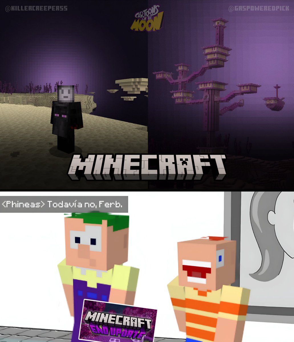 Después de varios años, Minecraft añadió unas misteriosas luces moradas en el End que aparecen en el cielo después de derrotar al Ender Dragon