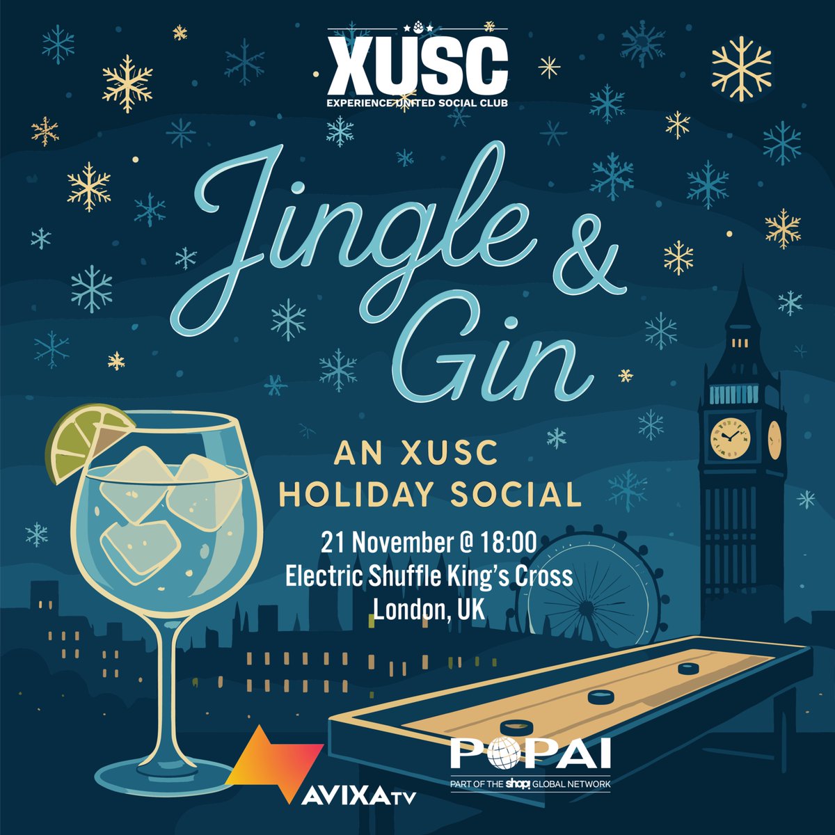 The new #XUSC site is live xusocialclub.com!
Kicking off the 2nd half of the year with 2 can’t-miss events: 🍺 Tales &amp; Ales NYC, 10/14 w <a href="/DSFederation/">DSFederation</a> + @SIXTEENNINE. Tix drop Sept 4, 11 AM EST |🍸 London, 11/21 Jingle &amp; Gin #DigitalSignage