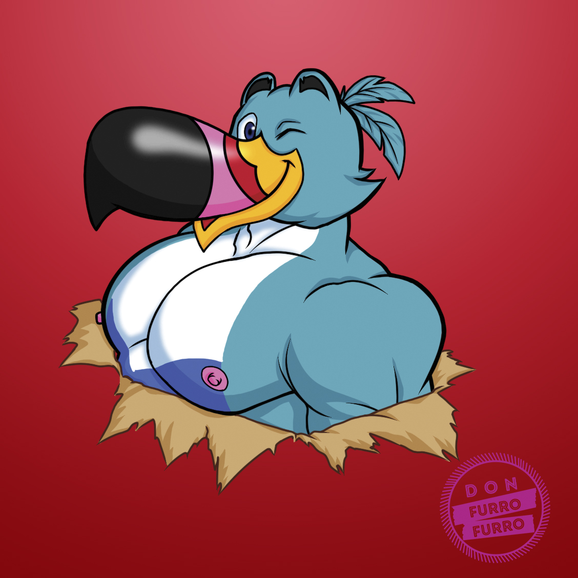 Siguiendo con los personajes de las cajas de cereal aquí está Sam, aunque debo reconocer que fuera de los colores tan llamativos no me encantaban tanto los Froot Loops jeje

#DonBaraBara #barabarabara #baraart #LGBT #gayart #Kelloggs