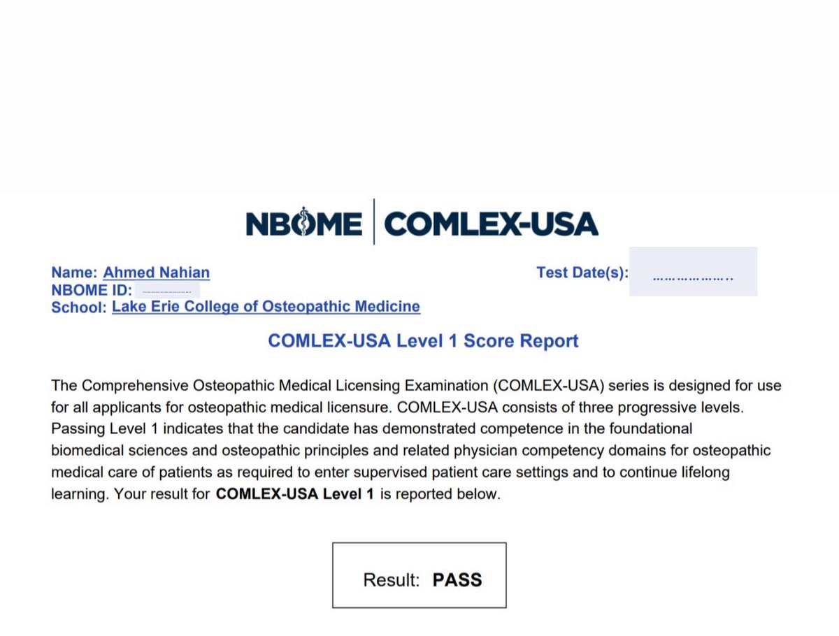 iamahmednahian's tweet image. Had to make a special tweet for my #DOProud community, because I was waiting to make this one since I was in middle school:

Level 1? More like Level Won! Alhamdulillah: #COMLEX conquered on first attempt! #IPassedComlex. Dedicating the pun to @DavidBroderDO.