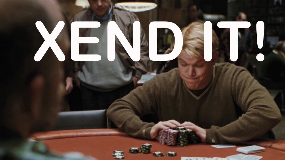 moreworldpeace's tweet photo. Got the chips, it’s time to XEND IT ⚡️ https://t.co/aE6kUejHL1