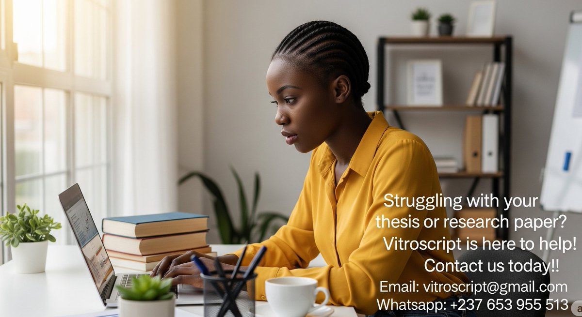 vitroscript's tweet image. Struggling with your thesis or research paper?

Vitroscript is here to help! Our expert editors will fine-tune your work, making it clear, impactful, and ready to impress professors! Don't miss out. Let’s perfect your paper today!