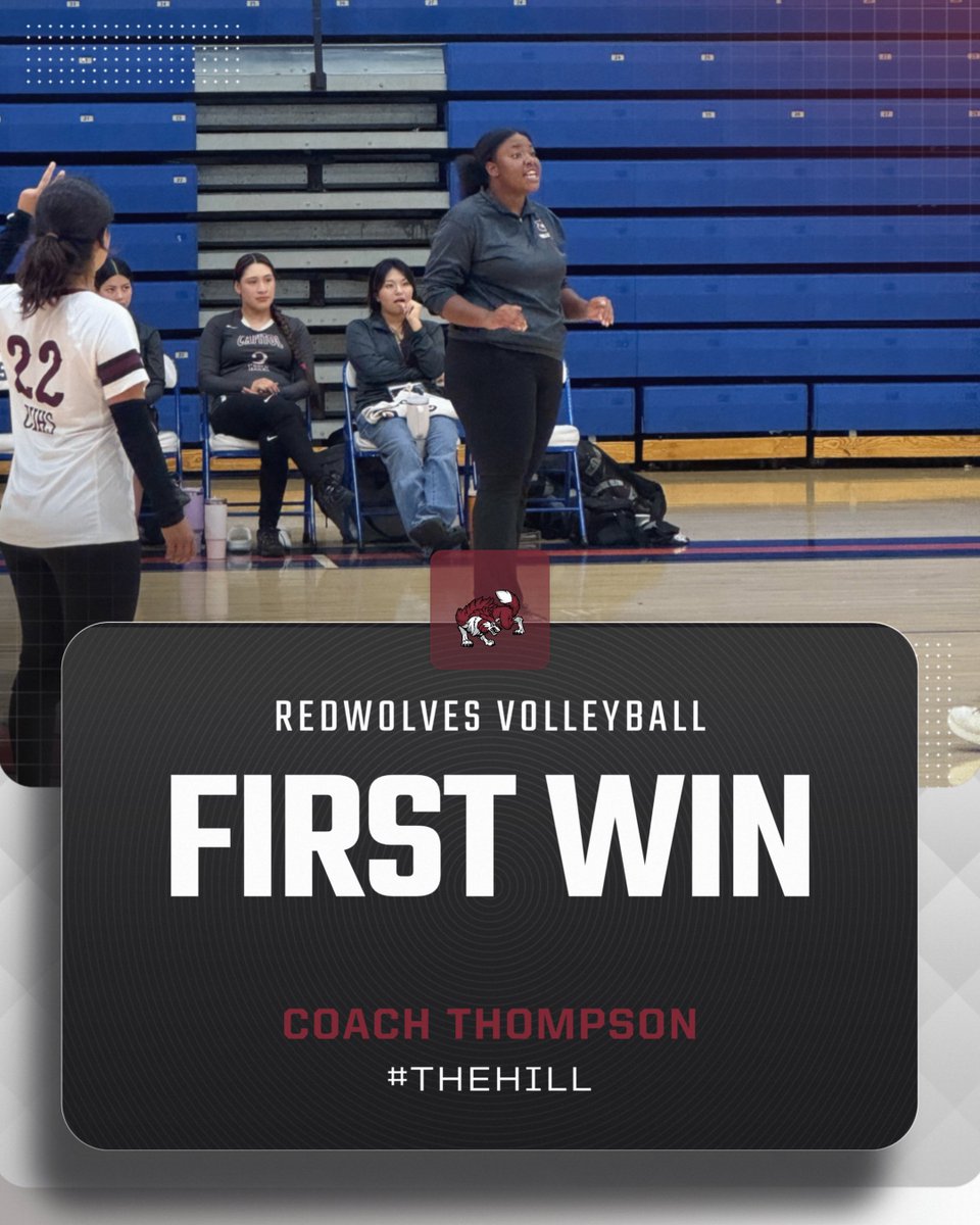 Congrats to Coach Thompson on her first win as a Head Coach in her first game! #THEHILL