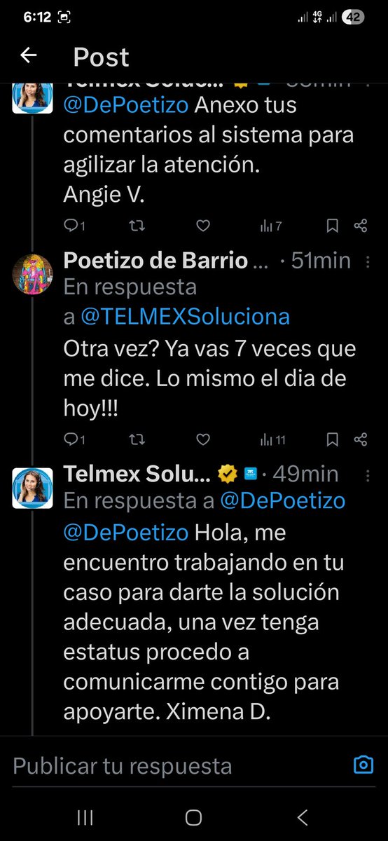 DePoetizo's tweet photo. @Telmex https://t.co/tFR2LmUJbv