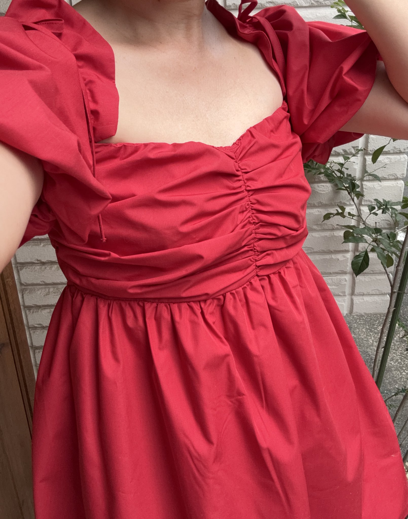 ワンピース herlipto Colette Puff-Sleeve Dress Colette Puff-Sleeve Dress