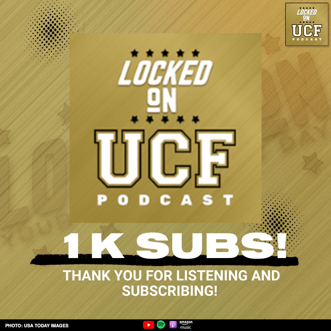We did it! The first 1000 are the hardest and anyone who has grown a channel from nothing understands the grind it takes. This is just the beginning but thank you so much to everyone who shown love and positivity on this journey so far. Looking forward to bringing UCF fans MORE