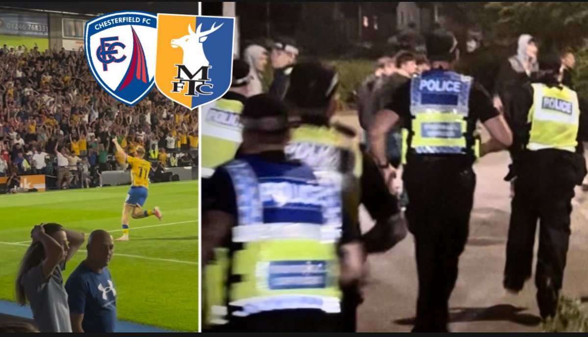 KilnerHarry's tweet photo. New Video๐จ
Wild limbs and tense scenes in local derby.
Chesterfield played well in the first half but Mansfield looked comfortable in the 2nd half
Videoโฌ๏ธ
https://t.co/843QORwaMz
#stags #spirerites https://t.co/l4BQxwTd3F