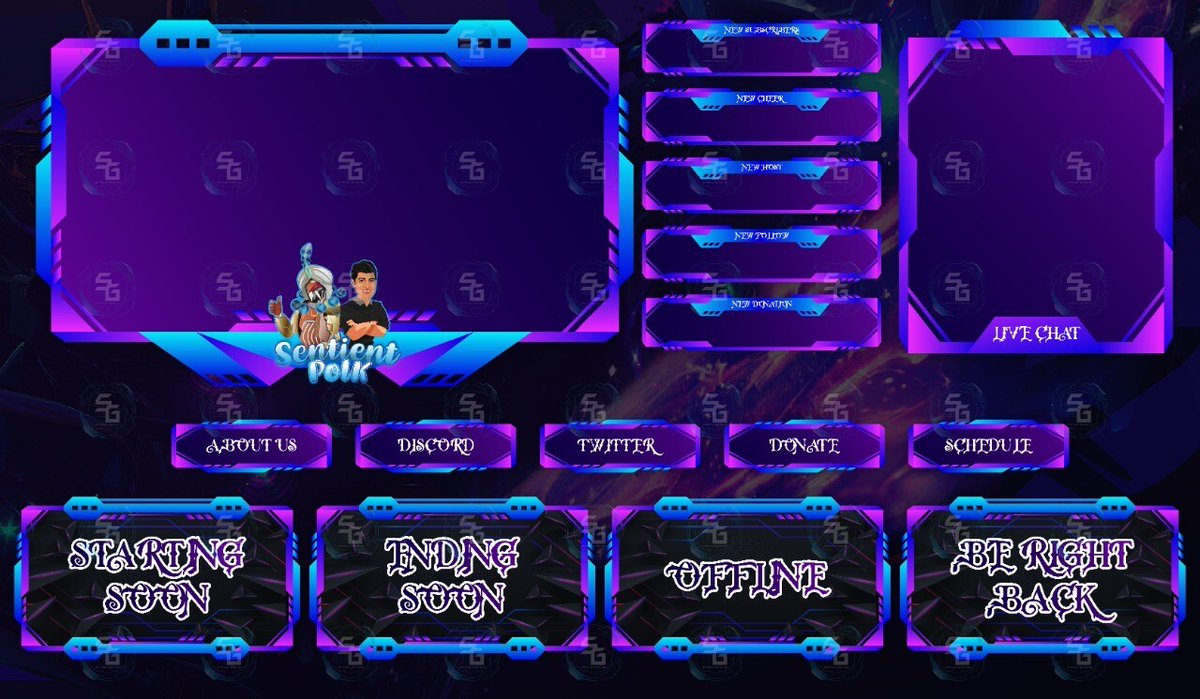 ruby_chloe12's tweet image. Here’s a custom overlay I designed myself 🤍📷 hope you like the vibe 📷 #StreamerOverlay #TwitchOverlays #VtuberArtist #GFXDesign #OverlayArtist #CommissionOpen