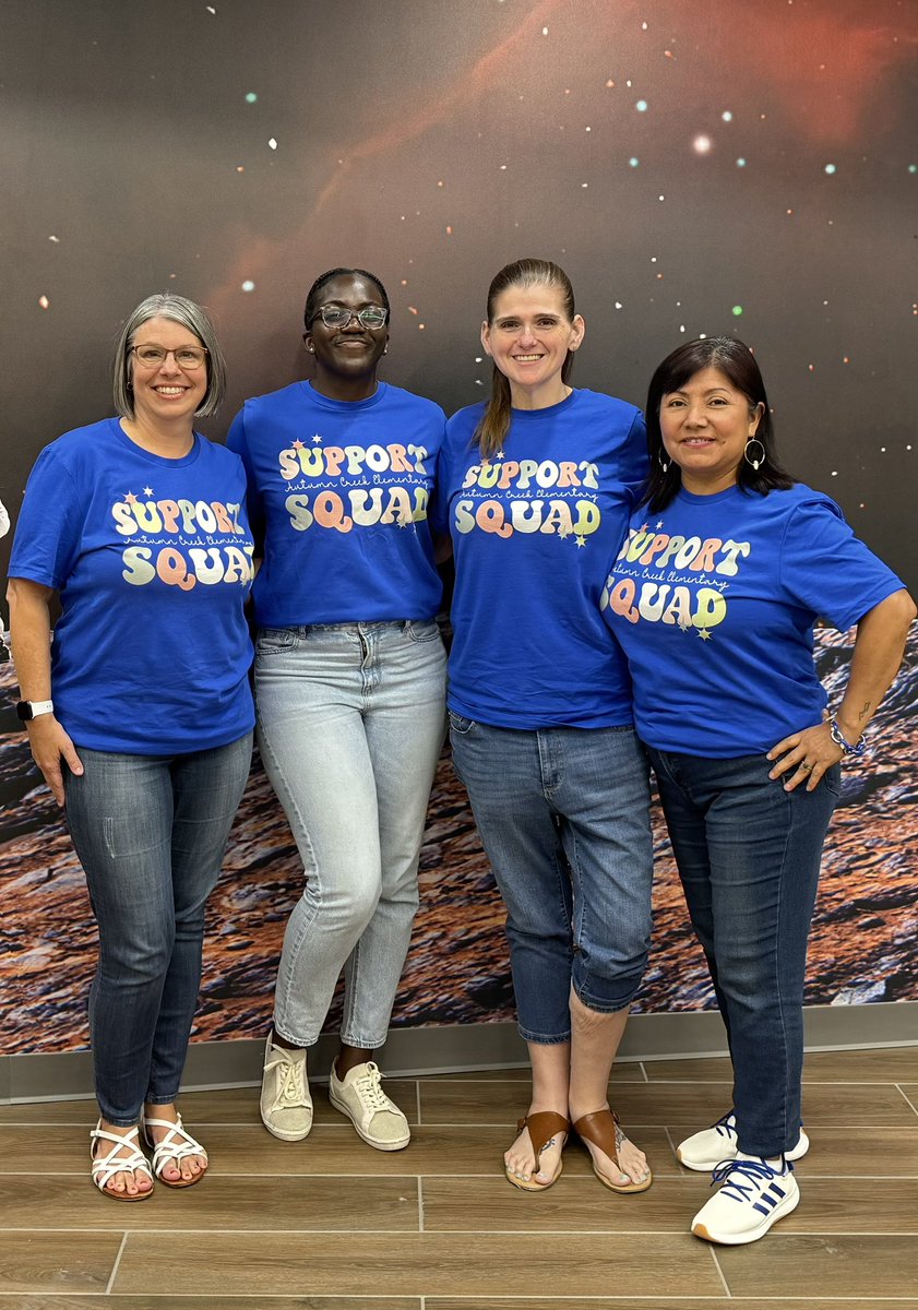 LGraham0912's tweet photo. Our Small Yet Mighty Academic Support Teacher Team! We are excited to make some awesome growth with our Bluejays this year! #growthwins @HumbleISD_ACE https://t.co/BCC1vkDlMM