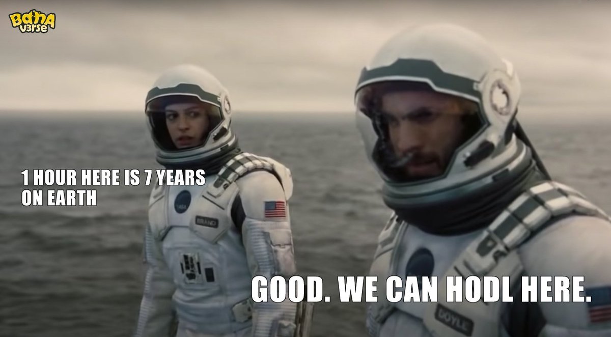 Banav3rse_'s tweet photo. When BV3 skyrockets in 7 years on Earth… but for us it’s just been an hour here 🚀🌕🙌
Perfect place to HODL and chill while the gains stack up 📈🔥 https://t.co/yjqmt12zYQ