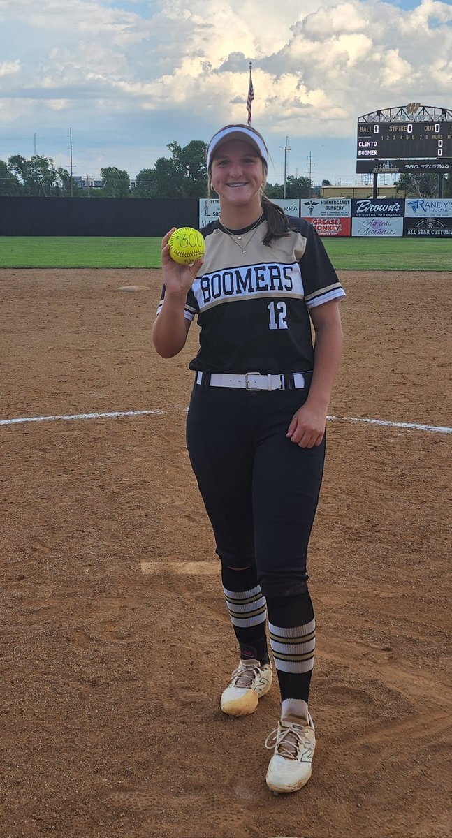 Woodward Fast Pitch starts the year at 1-0 after defeating Clinton 20-5 tonight in Woodward.  <a href="/KMills2027/">Kaleigh Mills</a> had a barrage of extra base hits and struck out 11 Lady Red while giving up no runs from the circle. Mills also reached 300 career strikeouts during the game.  #okpreps