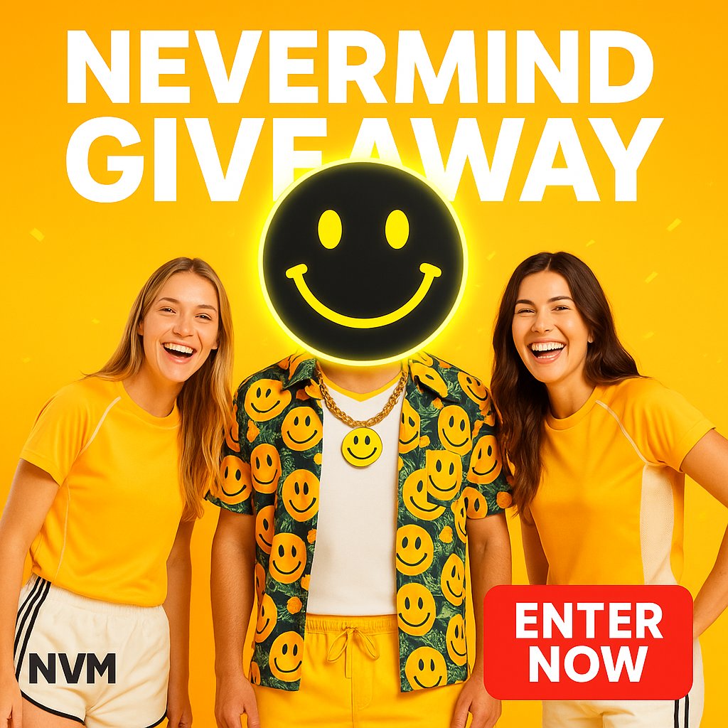 🚨 0.5 SOL GIVEAWAY 🚨
5 winners — 0.1 SOL each 💰

HOW TO ENTER:
1️⃣ Like this post ❤️
2️⃣ Comment &amp; tag 2 friends 👥
3️⃣ Follow <a href="/nvmmemetoken/">Never mind</a>
4️⃣ Repost with $NVM in your caption 🔁
⏳ Ends Aug 19 

NEVERMIND the noise! 🚀🔥

Who knows, winners holding NVM might get extra 😉