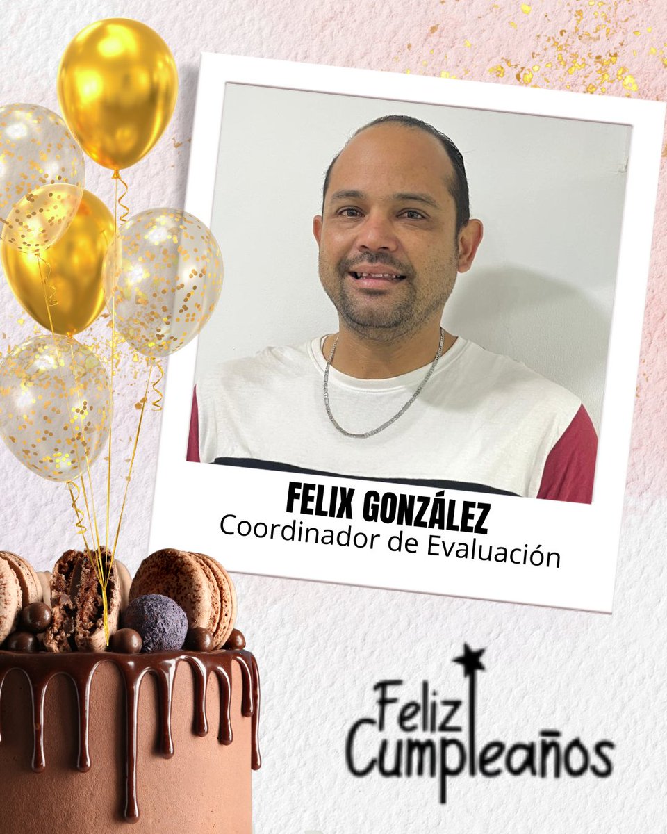 ELCARMELO's tweet photo. Hoy está de cumpleaños el Prof. Felix González, te deseamos un día mega especial, lleno de alegrías y que este nuevo año de vida venga colmado de bendiciones, salud y sueños cumplidos.  ¡Feliz Cumpleaños Felix! https://t.co/yN9w9isi6v