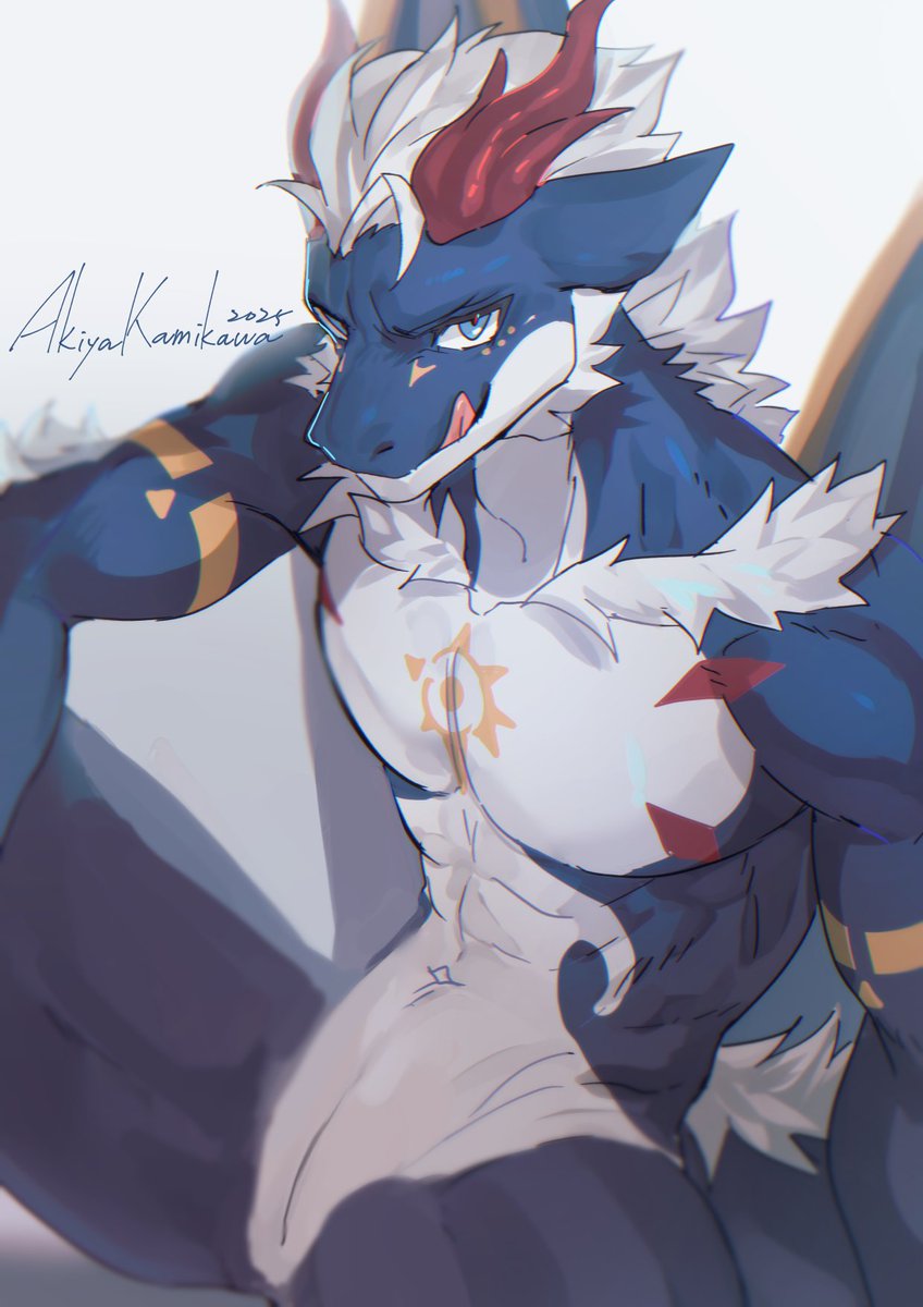 What did you see down here ?😎😎
If you want something , just come and get it. 

artist : <a href="/AkiyakamikawaX/">AkiyaKamikawa🐹神川紀也</a>