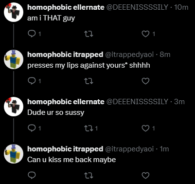 this feels pretty gay man