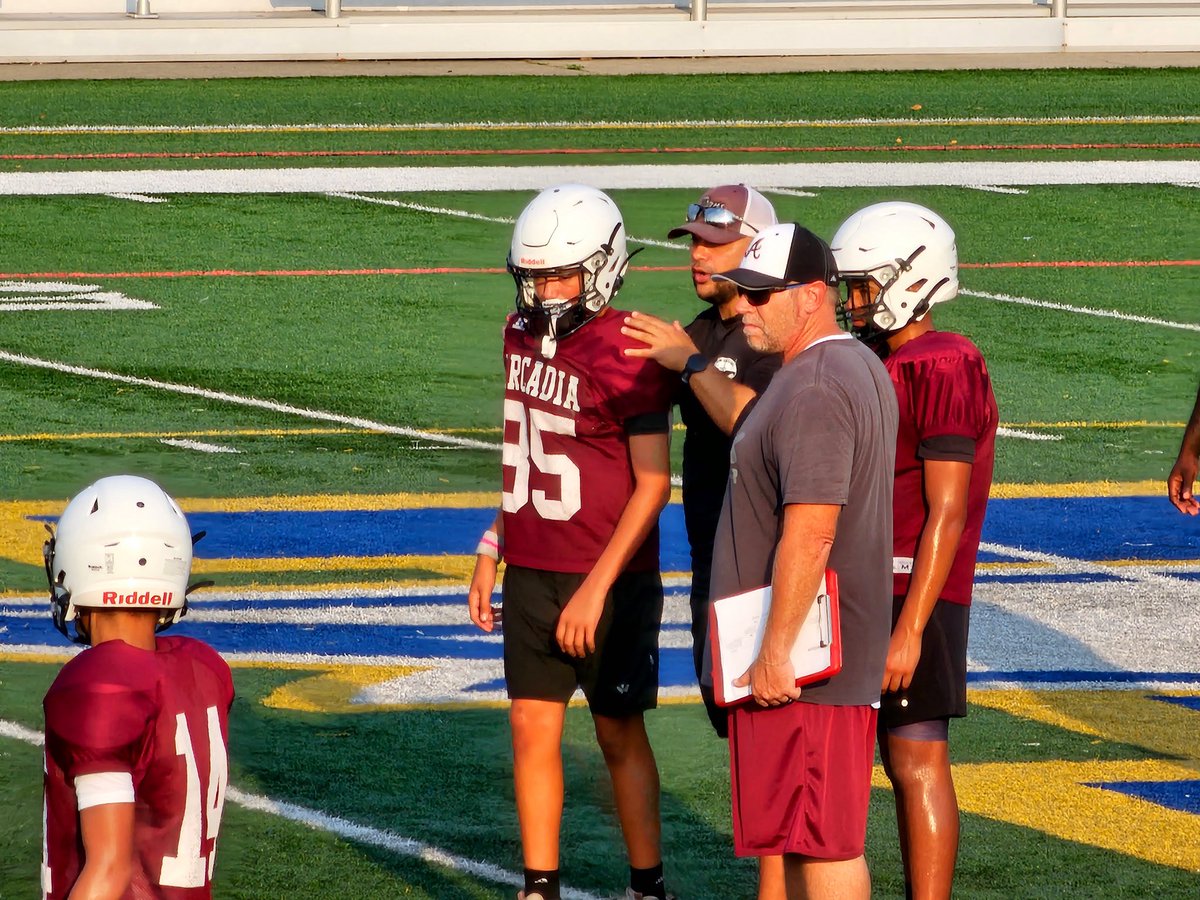 Night two of Modified Westside! The Varsity guys popped out to cheer on our young guys <a href="/GATitanFootball/">Arcadia Titan Football</a> #family