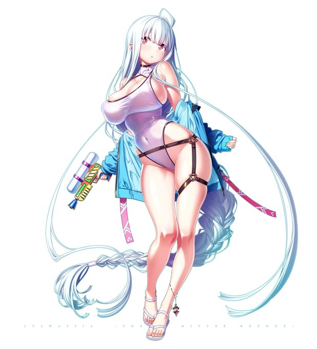 ソーシャルゲーム『エデンズリッターグレンツェ』 【渚の救済】ルヴィニア を描かせていただきました。 #エデンズリッターグレンツェ #グレンツェ ※画像は運営、版権元の許可をいただき掲載しています。 (C)Waffle -EDEN'S RITTER GRENZE-