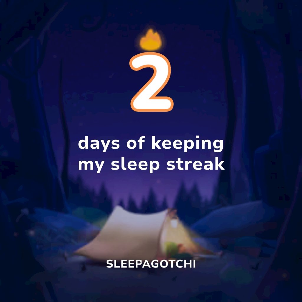 Tienvd0491's tweet photo. I’m on the sleep streak! 
Join me on Sleepagotchi.
https://t.co/zI4FIC6uNQ https://t.co/wL2u99cTK0