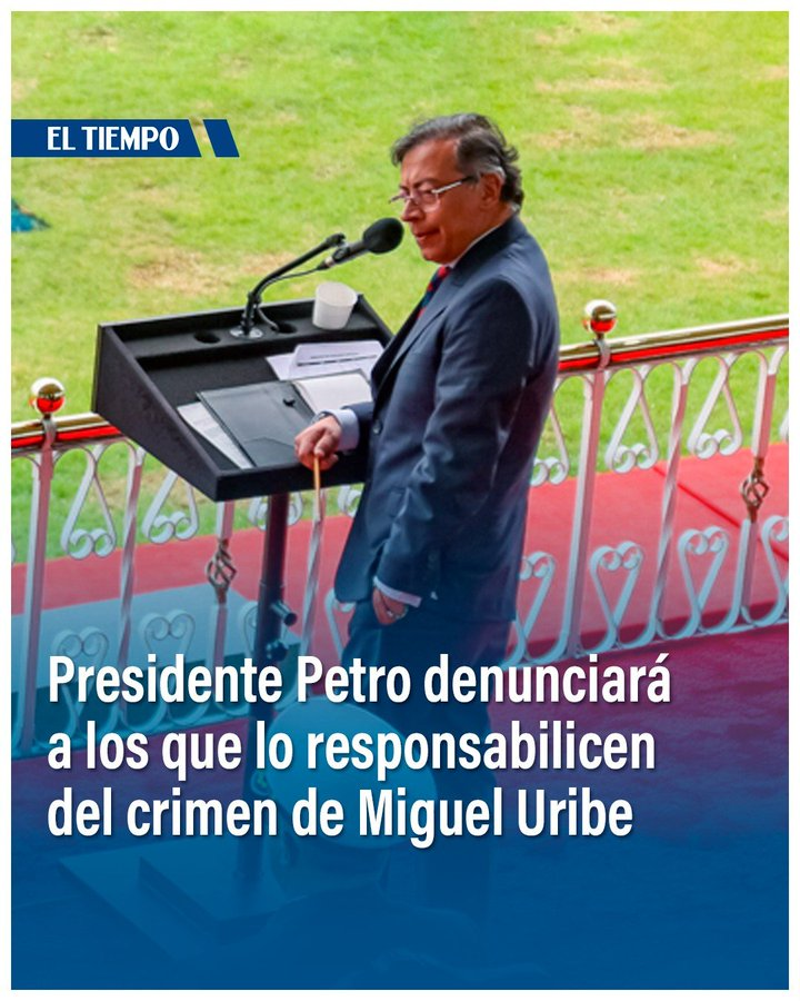 Enrique Gómez (@enrique_gomezm) on Twitter photo Presidente <a href="/petrogustavo/">Gustavo Petro</a>, ¿calumnia? Cuéntenos entonces: ¿A que se refería con “guerra a muerte”? Cuando dijo que iba a “borrar” a congresistas de la historia, ¿qué quería decir?
¿Qué buscaba con decenas de horribles trinos contra Miguel Uribe?
¿Cómo explica las omisiones de la Presidente <a href="/petrogustavo/">Gustavo Petro</a>, ¿calumnia? Cuéntenos entonces: ¿A que se refería con “guerra a muerte”? Cuando dijo que iba a “borrar” a congresistas de la historia, ¿qué quería decir?
¿Qué buscaba con decenas de horribles trinos contra Miguel Uribe?
¿Cómo explica las omisiones de la
