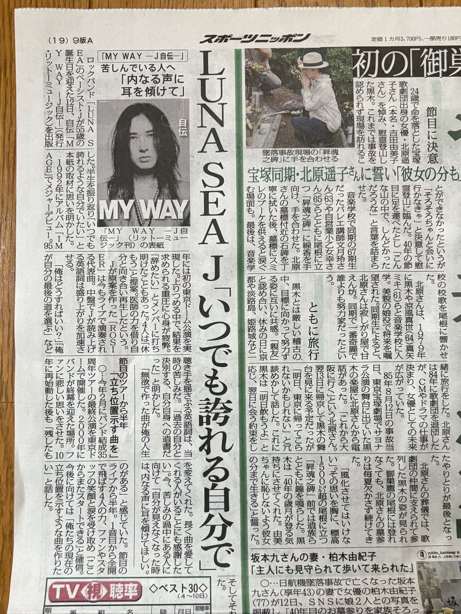 LUNASEA J MY WAY 初回盤 特装版 開封済み J OFFICIAL SITE