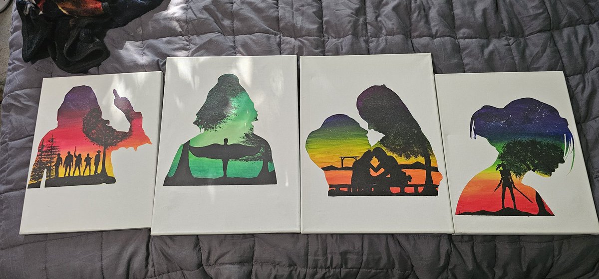 Valkyrieprops's tweet photo. Ok, so, somethings have come up and we are short on our mortgage payment by about $1000. So, I am doing something I never thought I would do. I am selling my original paintings. Im asking $400 each for them but will negotiate. These are handpainted by me. https://t.co/fVPh0ri8gf