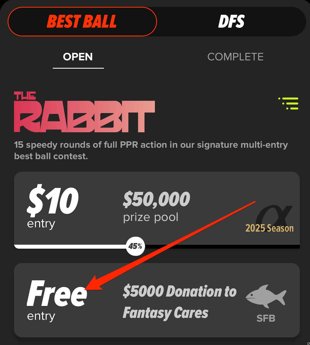 The Podfather (@fantasy_mansion) on Twitter photo the donation amount for the <a href="/fastdraftapp/">FastDraft Fantasy</a>'s free & progressive <a href="/FantasyCaresOrg/">Fantasy Cares #fantasycares</a> tournament in partnership with <a href="/ScottFish24/">Scott Fish</a> is now up to $5000 en route to our $10,000 goal.
each entry adds $10 to the pool. this is getting real folks!!! the donation amount for the <a href="/fastdraftapp/">FastDraft Fantasy</a>'s free & progressive <a href="/FantasyCaresOrg/">Fantasy Cares #fantasycares</a> tournament in partnership with <a href="/ScottFish24/">Scott Fish</a> is now up to $5000 en route to our $10,000 goal.
each entry adds $10 to the pool. this is getting real folks!!!