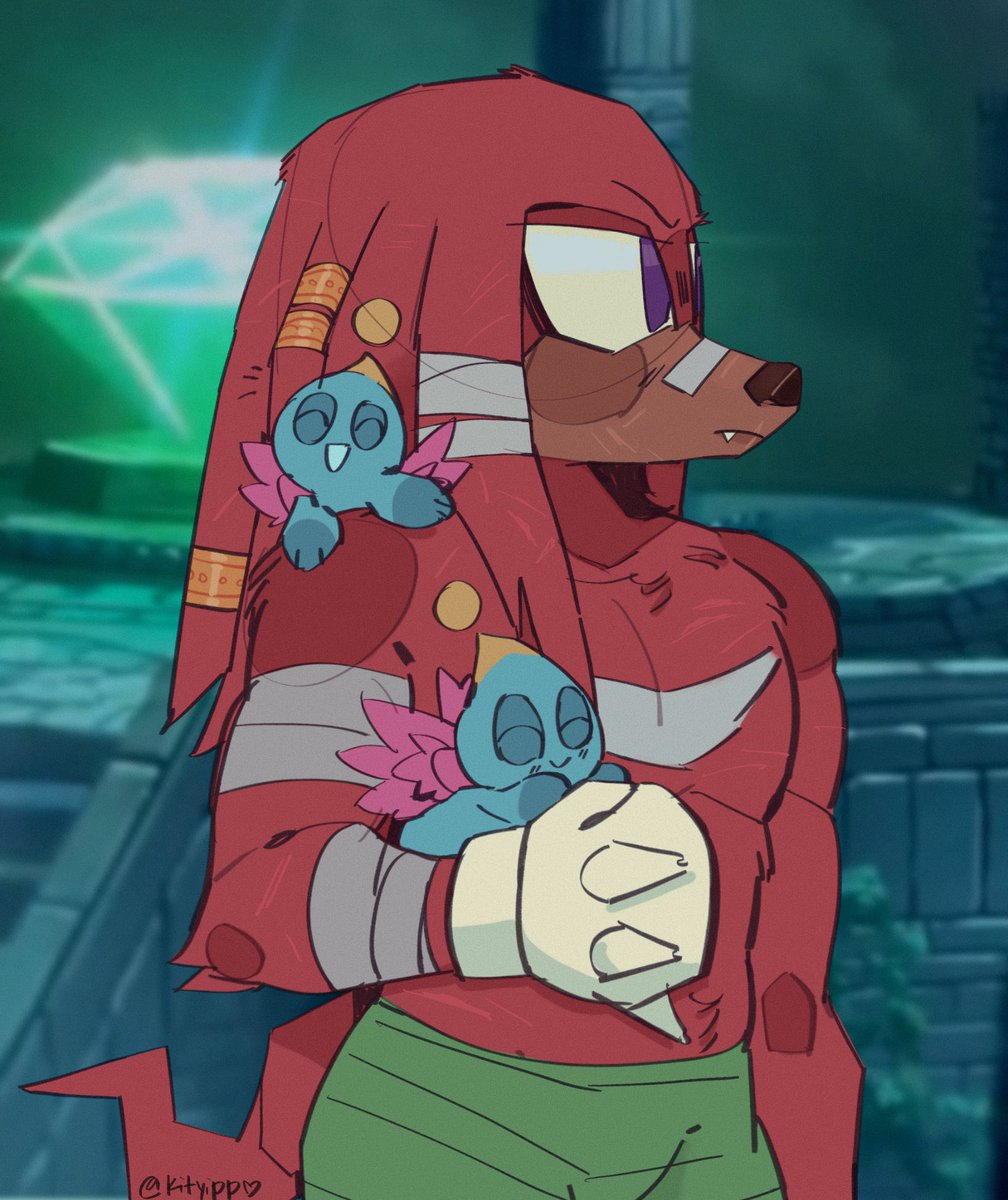 I want to draw actual backgrounds more, but I’ve been in such a burnout lately, so have this simple piece of knuckles with a png behind him
#SonicTheHedgehog #KnucklesTheEchidna #sonicfanart #sonic