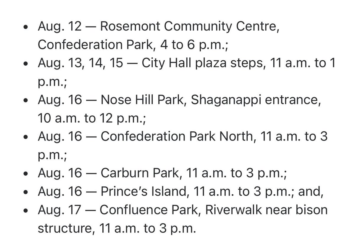 If you live in Calgary, please find a day and time to vote in Thomas Lukaszuk’s petition to keep Alberta as part of Canada. I’ll be at Nose Hill Park on the 16th. When will you go?