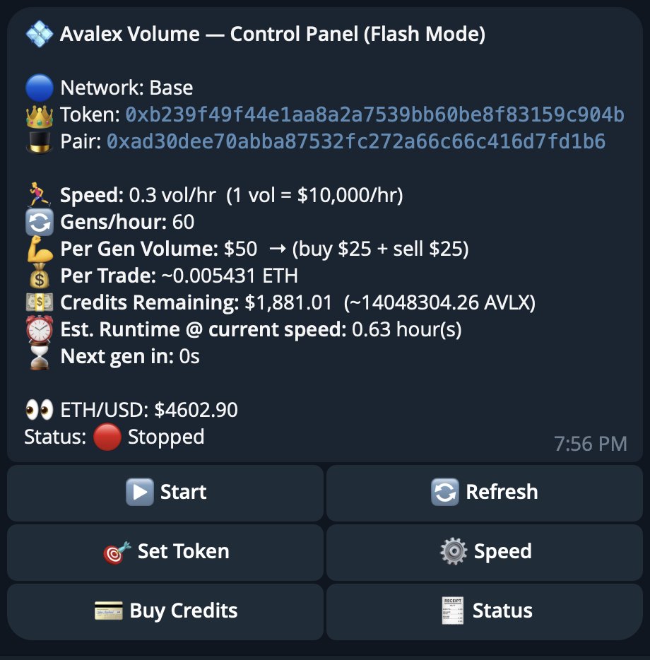 The cheapest, most efficient Volume Bot is coming to Base soon. Powered by $AVLX.

#Avalex