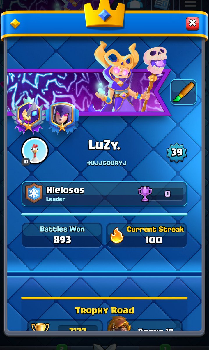 M olvidé de ponerlo pwro tengo ya 100 dias de racha en cr 🦻🏿