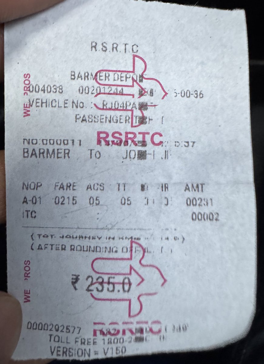 swaroop8290's tweet photo. @IRCTCofficial 
आज का सफ़र बाड़मेर से जोधपुर का था जैसे ही बस डिपो से बाहर आई मैं अंदर बैठ गया.कंडक्टर का ध्यान कहीं और था आगे जाकर टिकट कटवायी तो वह बहस पर उतर आया कि काउंटर से टिकट लेनी थी मैंने कहा मैं चलती बस मैं चढा हूँ तो लॉजिक देने लगा कि ट्रेन में तो बिना टिकट नहीं चढ़ते https://t.co/98KT6BKZnN