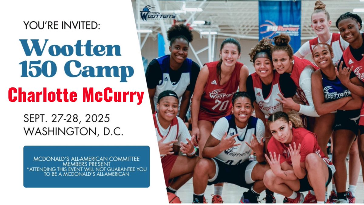 Charlotte McCurry (@charmccurry) on Twitter photo Excited and grateful for the opportunity to compete in the Wootten 150 CampβΌοΈ<a href="/Wootten_Camp/">Coach Wootten's Basketball Camp</a> <a href="/ShaneLaflin/">Shane Laflin</a> <a href="/KPannell71/">βKPβ</a> <a href="/bballjkey/">Jason Key</a> <a href="/JrAllStarBB/">Jr. All-Star Girls Basketball</a> <a href="/accordin2benson/">Tenishia Benson</a> <a href="/United_Phenom/">Lady Phenom United</a> #Wootten150 <a href="/PGHKentucky/">Prep Girls Hoops Kentucky</a> Excited and grateful for the opportunity to compete in the Wootten 150 CampβΌοΈ<a href="/Wootten_Camp/">Coach Wootten's Basketball Camp</a> <a href="/ShaneLaflin/">Shane Laflin</a> <a href="/KPannell71/">βKPβ</a> <a href="/bballjkey/">Jason Key</a> <a href="/JrAllStarBB/">Jr. All-Star Girls Basketball</a> <a href="/accordin2benson/">Tenishia Benson</a> <a href="/United_Phenom/">Lady Phenom United</a> #Wootten150 <a href="/PGHKentucky/">Prep Girls Hoops Kentucky</a>