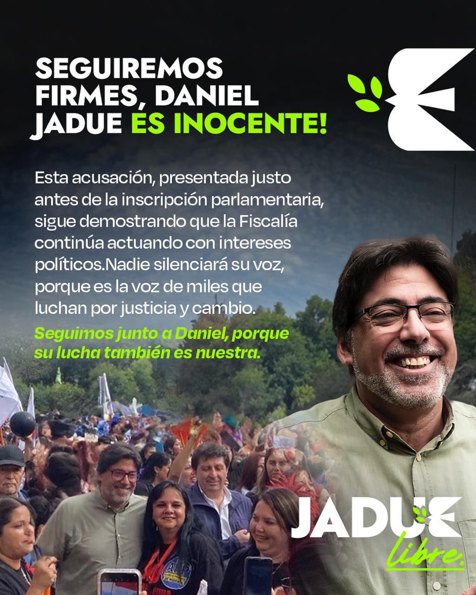 Carmen Hertz Diputada (@carmen_hertz) on Twitter photo Denunciemos con fuerza la persecución e intento de asesinato político contra <a href="/DanielJadueJ/">Daniel Jadue Jadue</a> Denunciemos con fuerza la persecución e intento de asesinato político contra <a href="/DanielJadueJ/">Daniel Jadue Jadue</a>