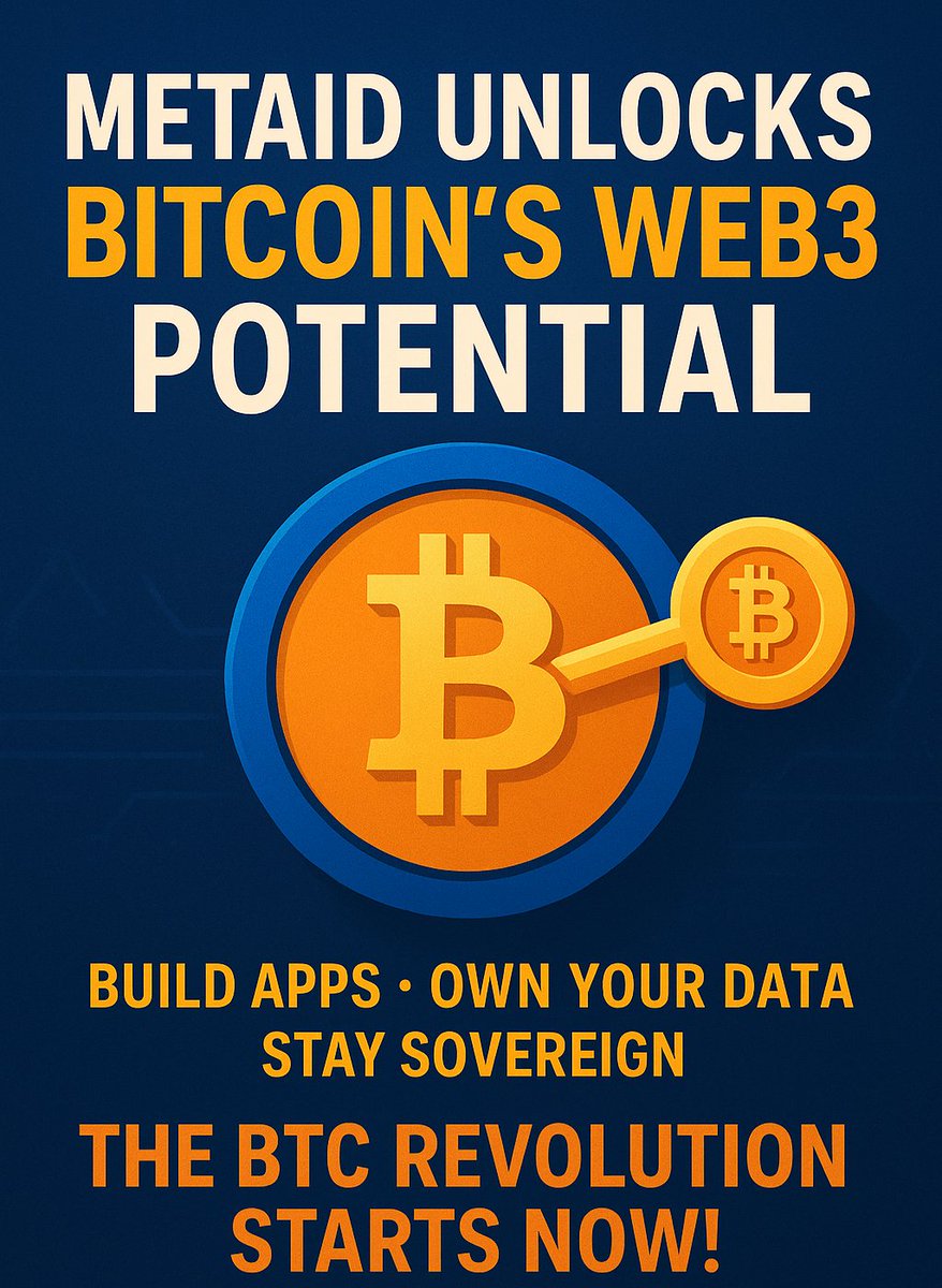 MetaID_PGD's tweet image. #MetaID ignites Bitcoin’s Web3 revolution. 

#Bitcoin #MVC  #Mtaso
