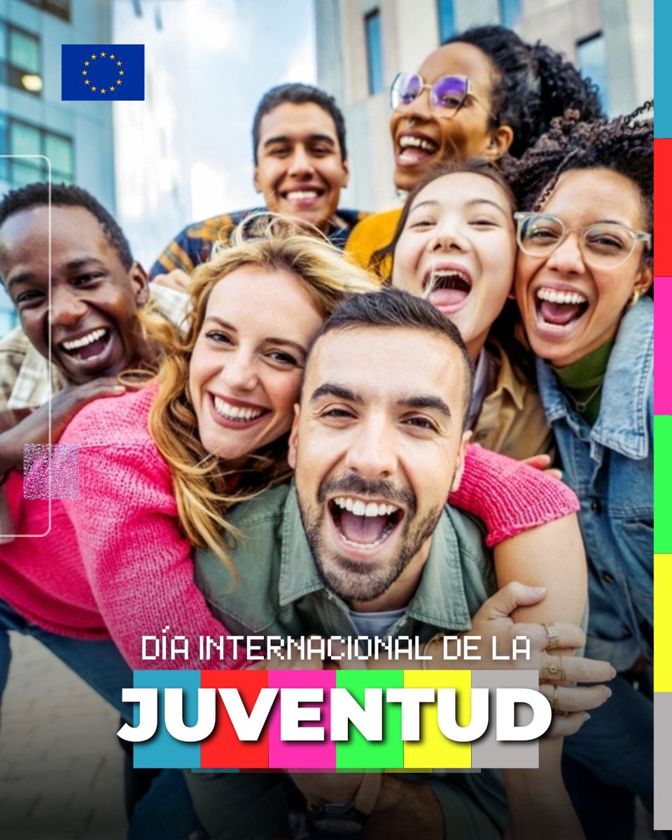 ¡Feliz Día Internacional de la Juventud! 🙌

Programas, iniciativas y eventos de la UE 🇪🇺 abren la puerta a jóvenes 🇲🇽 a experiencias inolvidables:
#ErasmusPlus, Jóvenes Embajadores por el Clima, EuroPosgrados, Festival de Cine Europeo, #Eurojazz, charlas, prácticas y ¡mucho más!