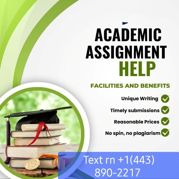 Hey, I am available to handle essays due, paper due, assignments, homework, discussions, online classes, statistics, and any academic related work within the stipulated time. Impeccable quality and excellent scores guaranteed. #pvamu27 #CollegeStudent #jsu26 #aamu26 #ksu27 #lsu