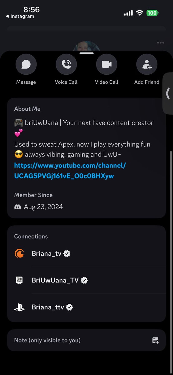 briuwuana's tweet image. just now finding out someone is pretending to be me across multiple sites?? if you see this person or usernames around make sure to block &amp;amp; report thank you 🖤