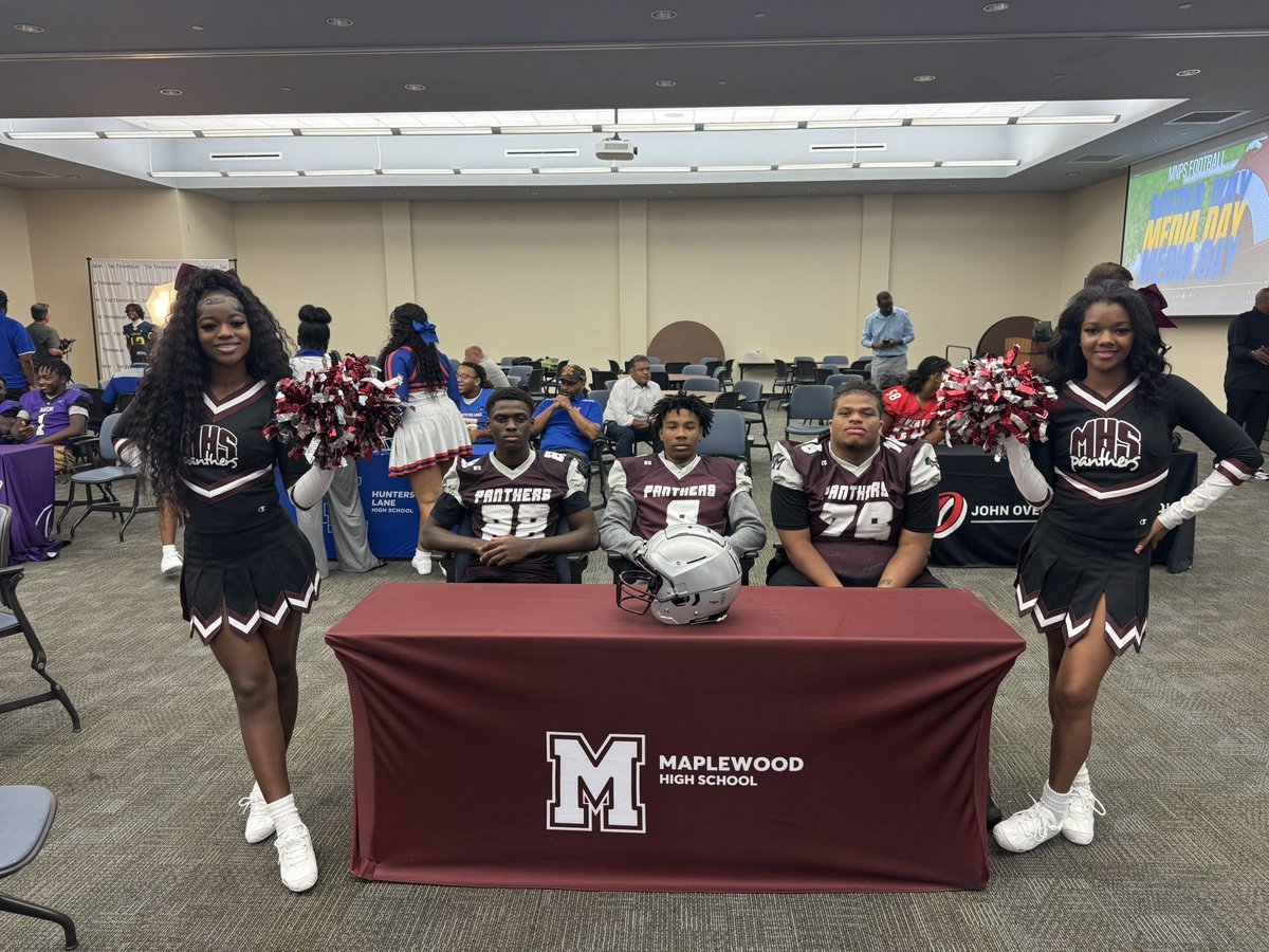 MNPS Media Day 2025 📸
The Panthers are ready to make some noise this season! 

We’re expecting big things from these standouts:
Jaden Steele (L)
Jayon Washington (C)
Victor Rice (R)

The grind starts now. #CTTW

#PantherPride #MNPSAthletics #MediaDay2025 #FridayNightLights