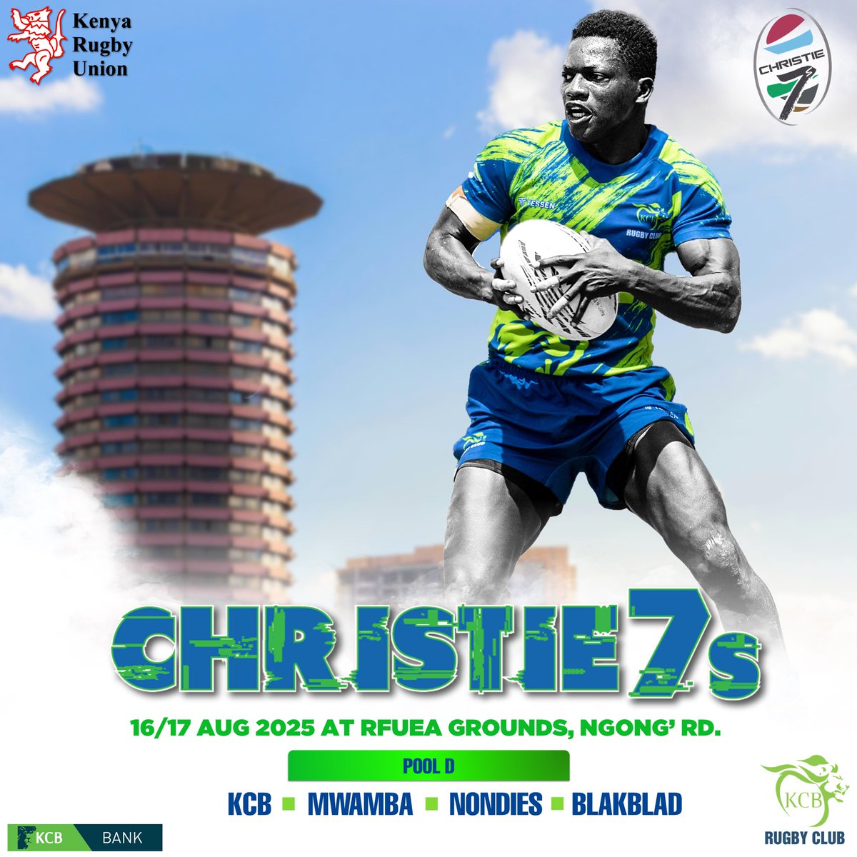 kcbrugby's tweet photo. Another weekend, another great chance to see the modern day gladiators battle it out for the overall title. Games ziko pale Ngong’ Road and this is how our pool looks like. 
See you there Lion hearted faithful.

#RugbyKe #believe #commitment #lionheartedrugby https://t.co/enRin2YGa2