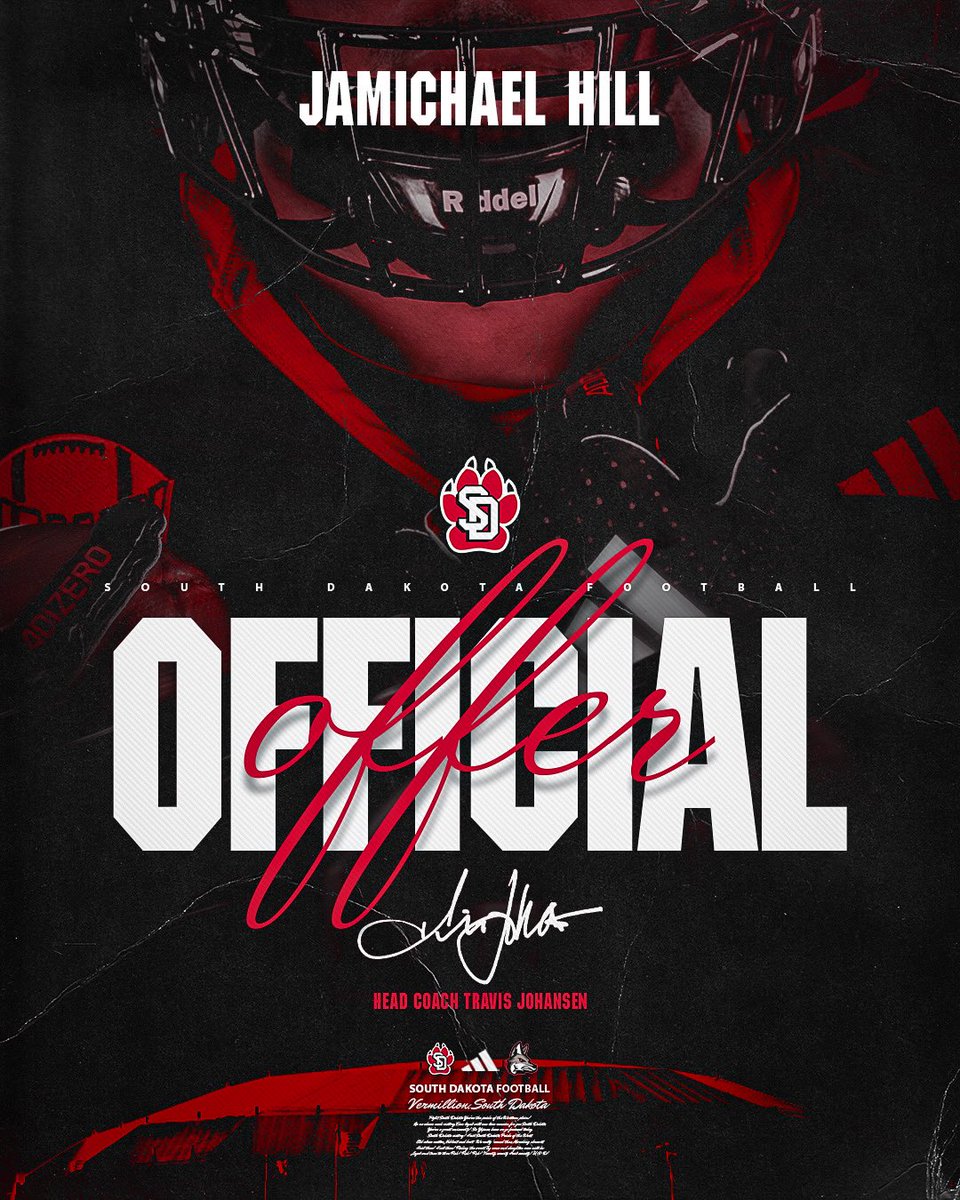 #AGTG
#Goyotes🐾
<a href="/CoachTJohansen/">Travis Johansen</a> <a href="/SDCoyotesFB/">South Dakota Football</a> <a href="/247Sports/">247Sports</a> <a href="/ChadSimmons_/">ChadSimmons</a>