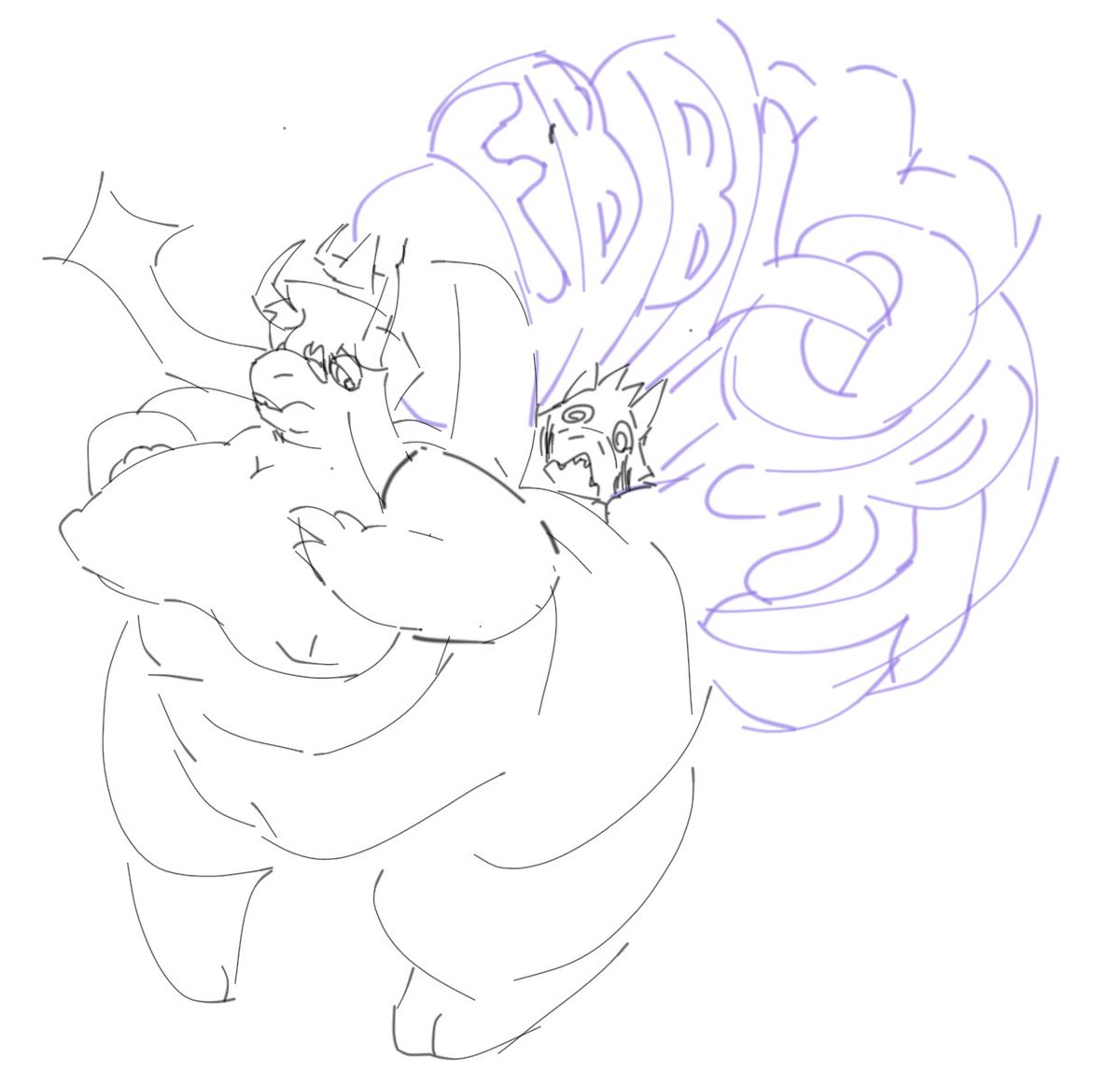 Testing out a different drawing program made sketches //CW: Fart stuff