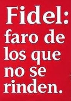 Fidel no fue solo un hombre, fue un pueblo entero levantado en rebeldía contra la opresión y la injusticia. #FidelPorSiempre
