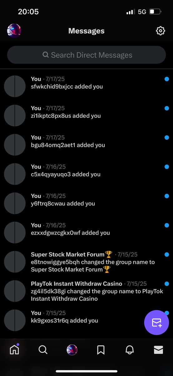 I had to go through my DMs and delete about 40 of these spam messages. Why meeeeee. This is why I haven’t opened my DMs in weeeeeks