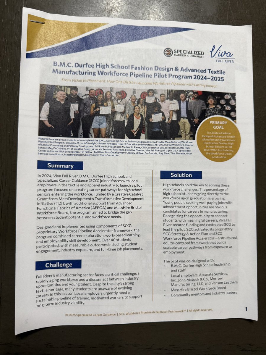 AspiringNobody's tweet image. This is one of the things I am most proud of being a part of so far in #FallRiver and thankful to have been brought into to bring whatever value I could!

The results of this pilot program were incredible, inspiring and impactful!

Every partner involved did an amazing job