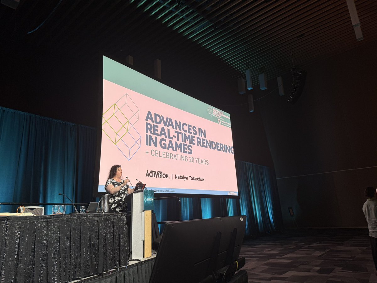 Spent the day at “Advances in Realtime Rendering course”, was great. Done with my #SIGGRAPH2025 talk