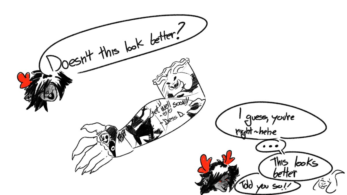 splendidsplend8's tweet image. Scribbles  
#deltarune #Dessriel #deltarunefanart