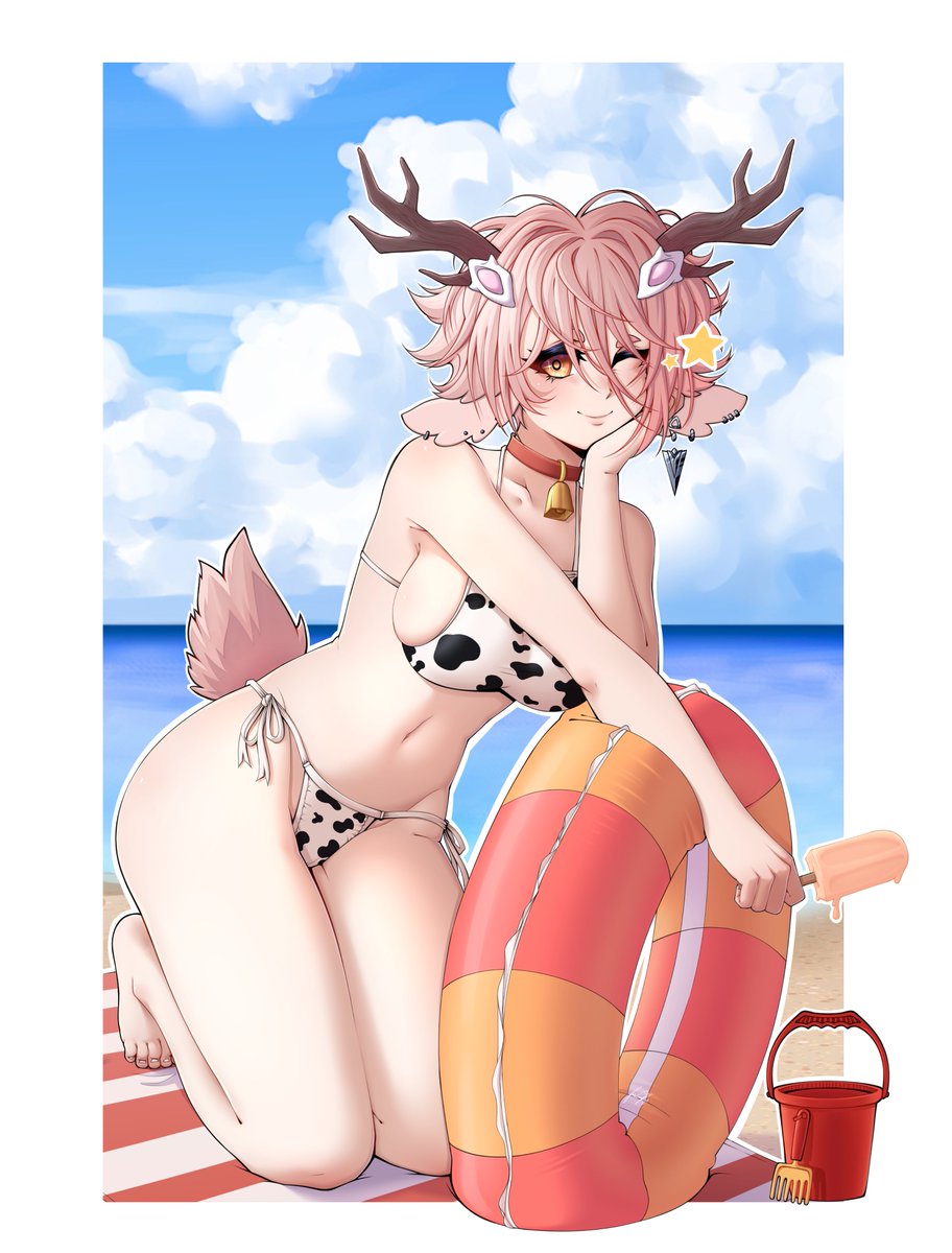 Chat are you ready for this beach date? 🥺

🎨:@.kryk3n