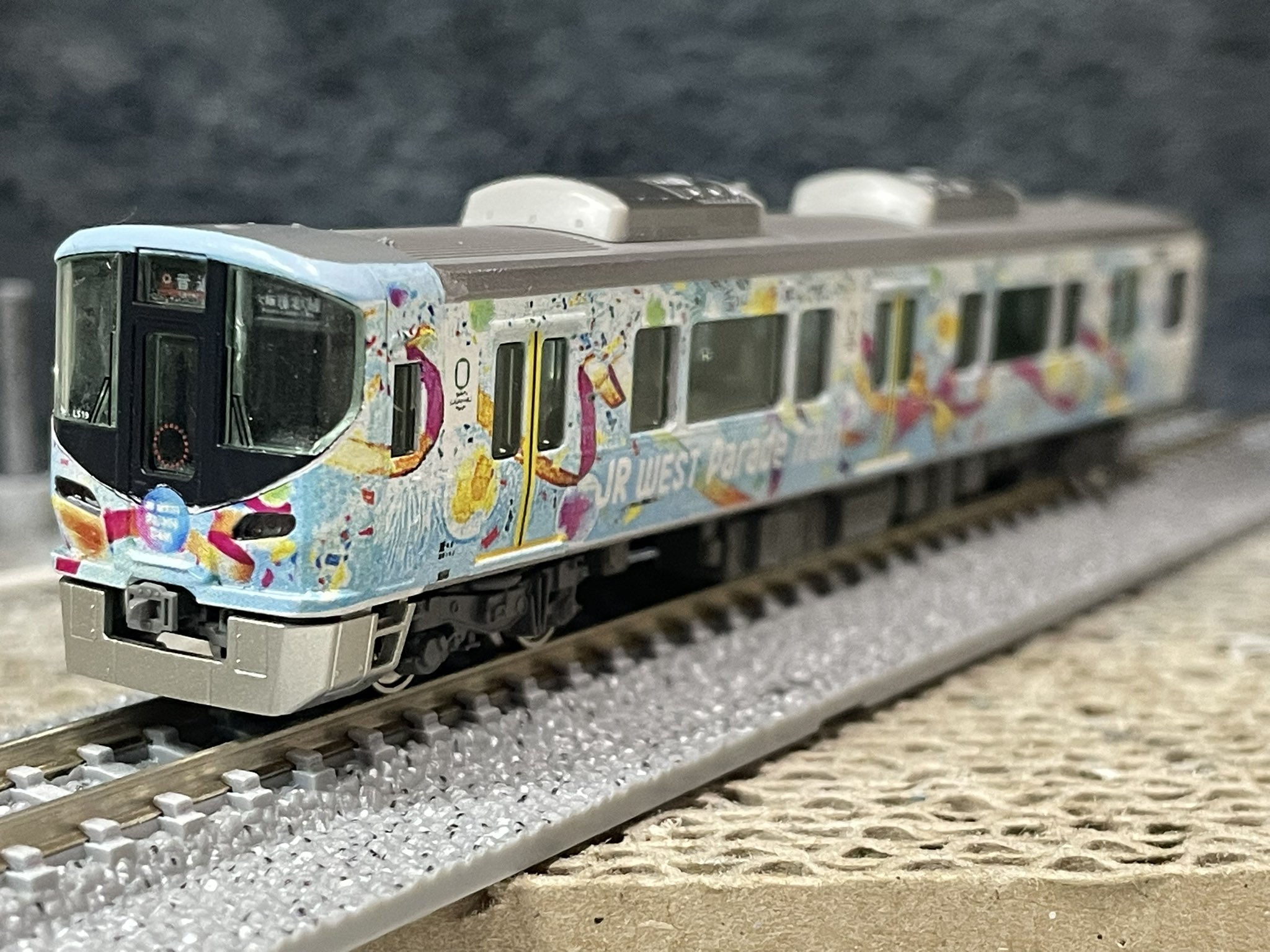 TOMIX 323系 JR WEST ParadeTrain トレインボックス，「TOMIX製オリジナルNゲージ 323系パレード